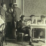 Studentikoze omgeving in 1918 - pic Gent; Een geschiedenis van universiteit en stad
