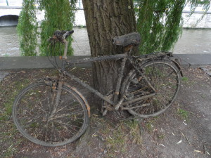 Lievekaai - opgeviste fiets