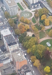 Franklin Rooseveltlaan - Albertpark - luchtfoto - pic locale politie gent op twitter