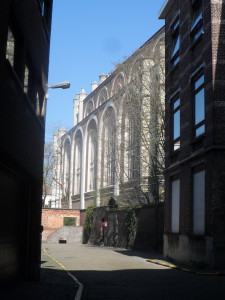 Sint-Annakerk - zicht vanuit Groene Ooie(