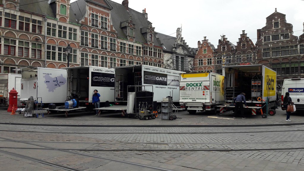Sint-Veerleplein - Logistiek apparaat - pic Michel Delabarre