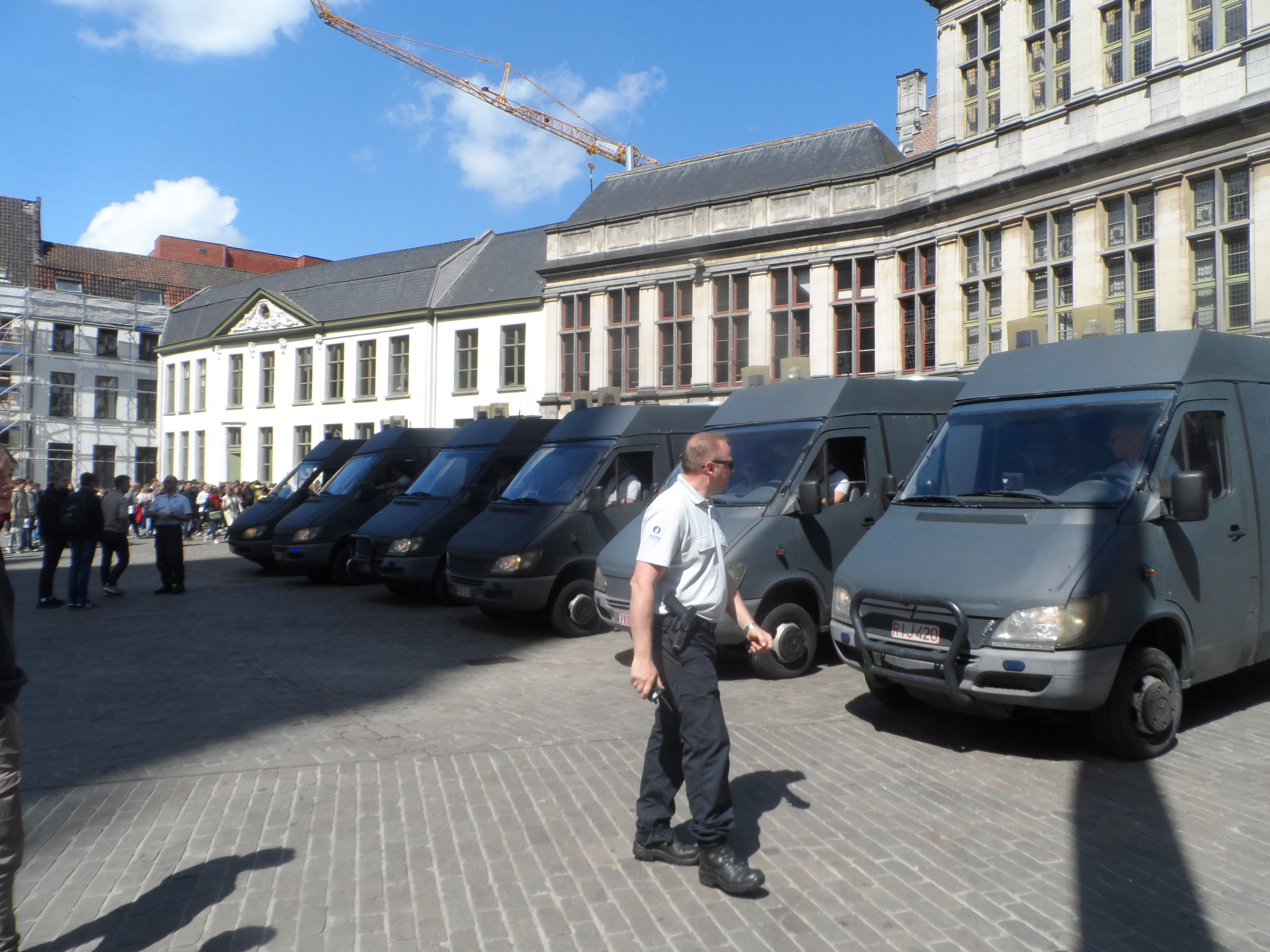z d Emile Braunplein - Stadshal - politie overvalwagens oefening SAM_0961 (3)